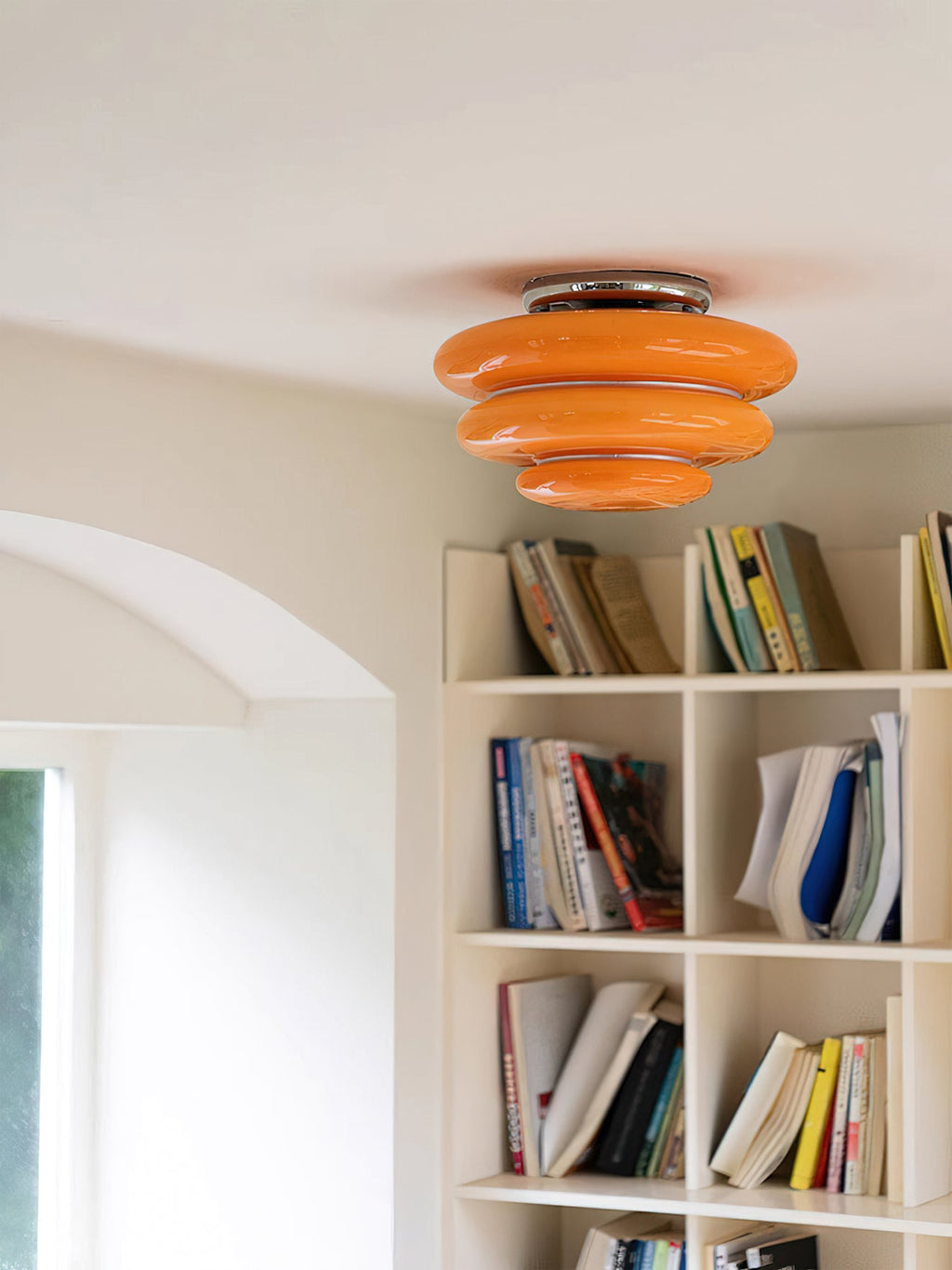 RAVENHURST TANGERINE HANGING LANTERN