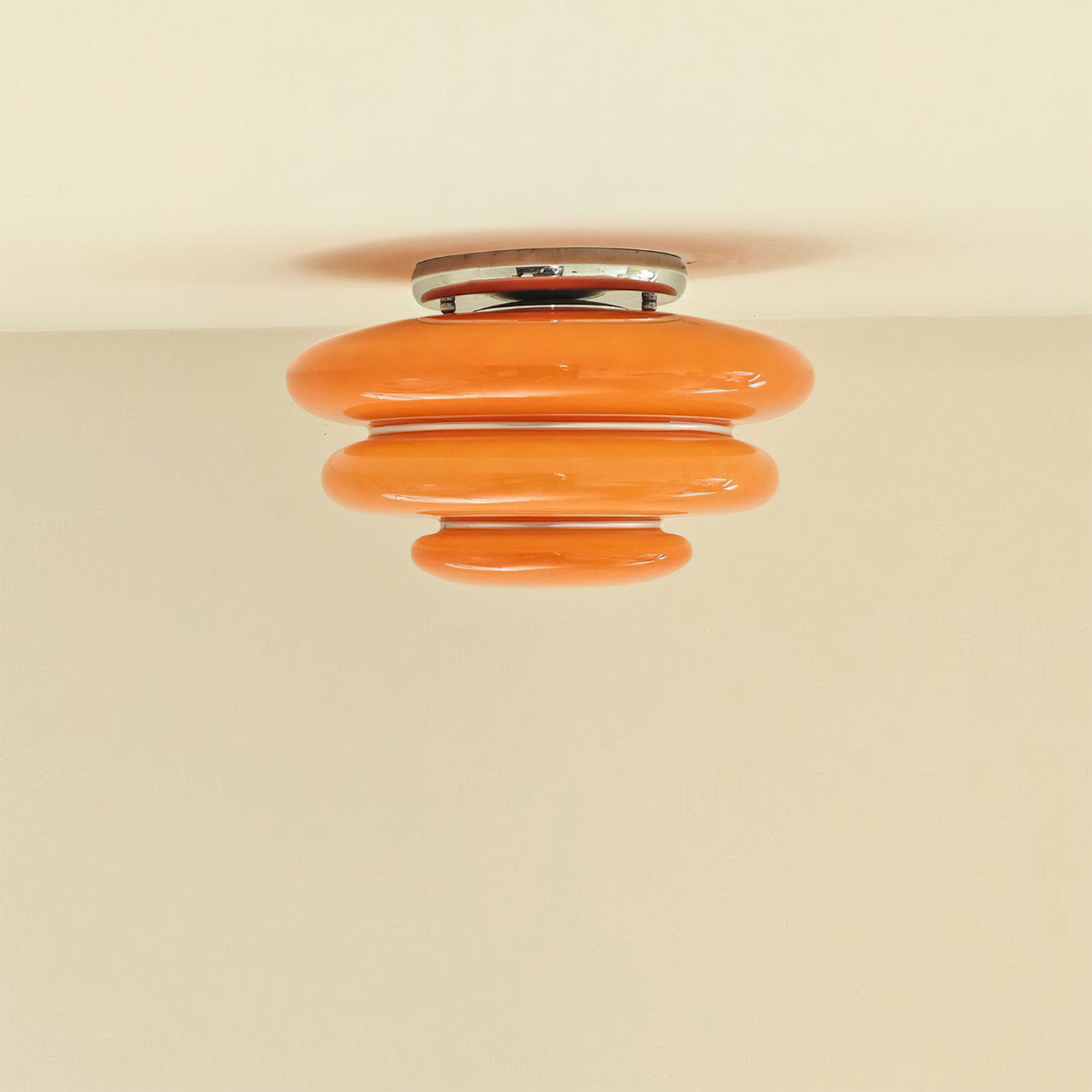 RAVENHURST TANGERINE HANGING LANTERN
