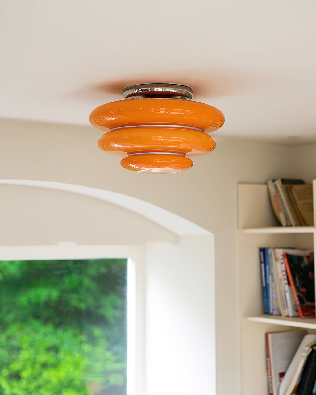 RAVENHURST TANGERINE HANGING LANTERN