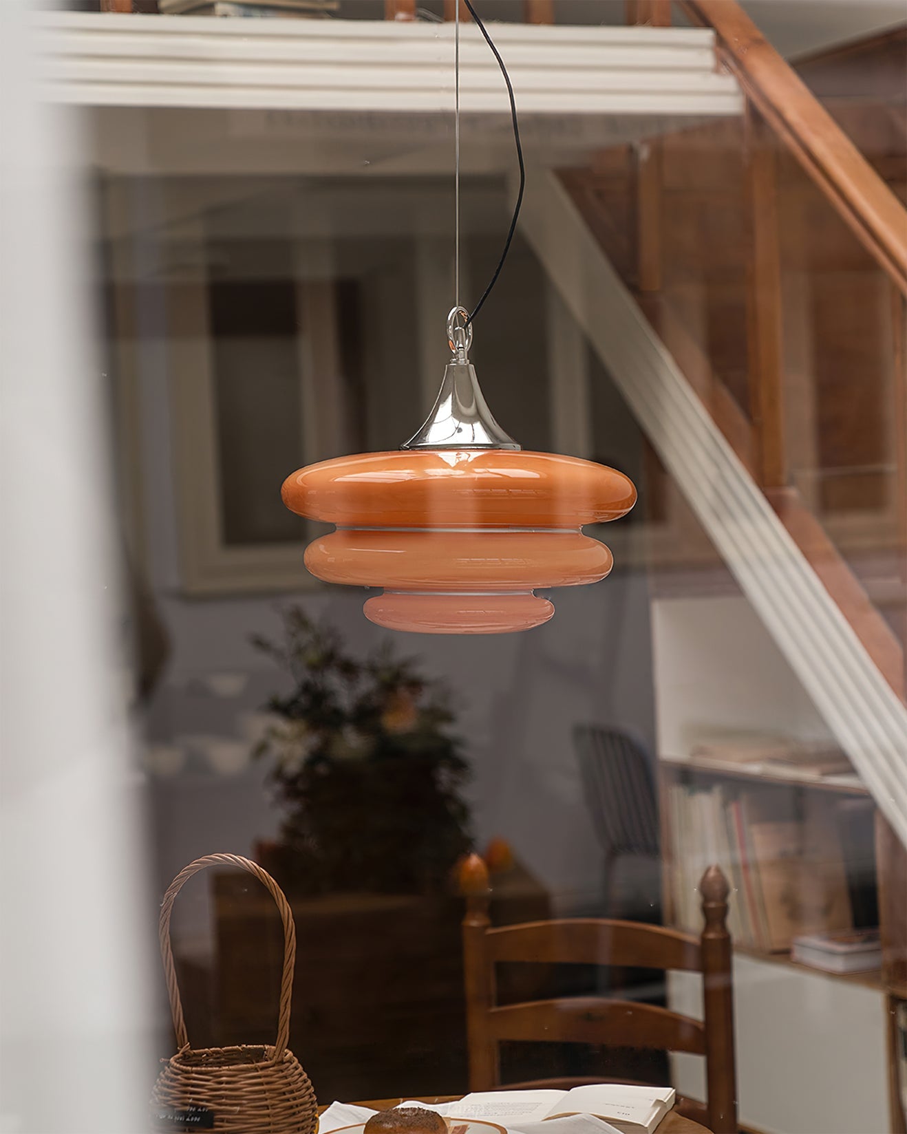 RAVENWOOD AMBER GLOW HANGING LANTERN