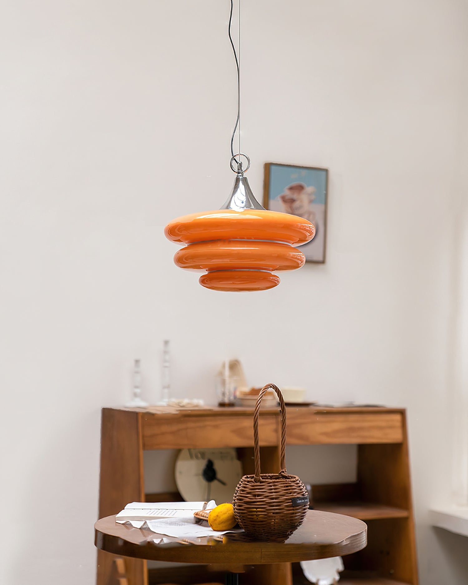 RAVENWOOD AMBER GLOW HANGING LANTERN