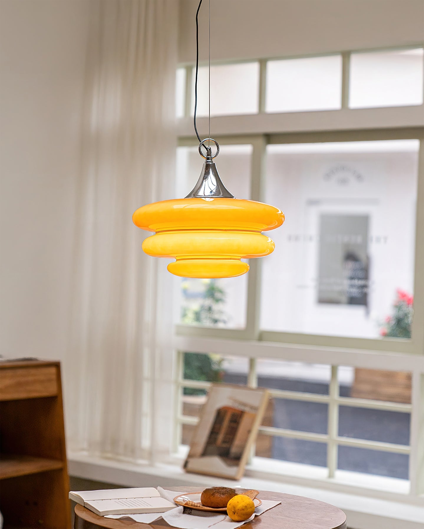 RAVENWOOD AMBER GLOW HANGING LANTERN