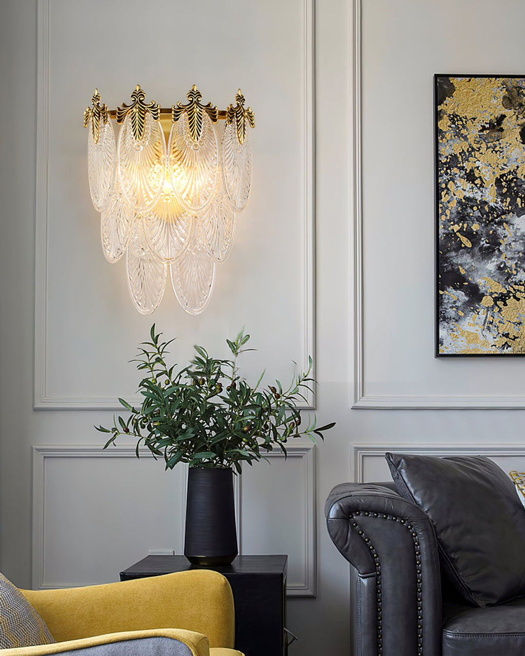 FELSTED VINTAGE BRASS WALL SCONCE