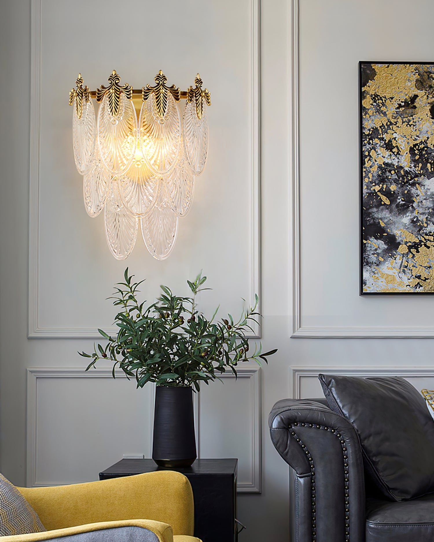 FELSTED VINTAGE BRASS WALL SCONCE