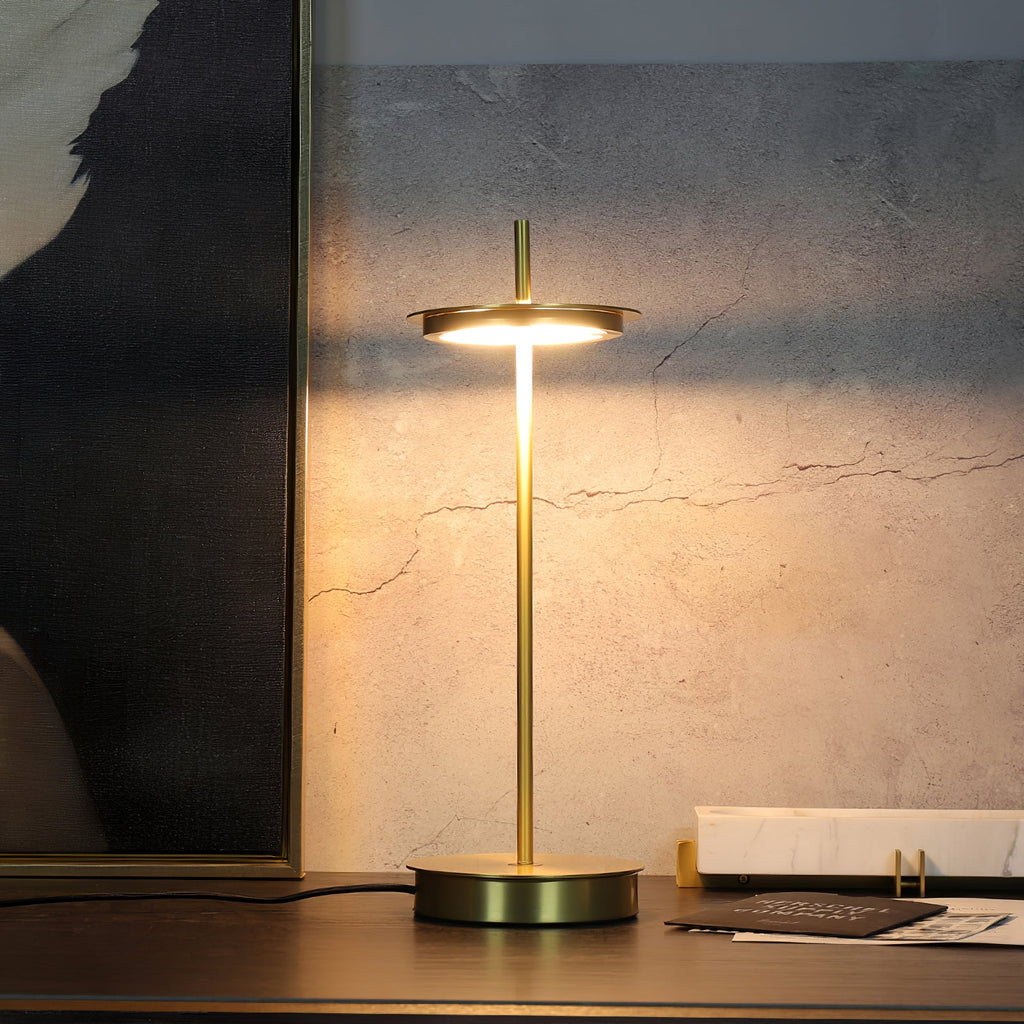 FENWICK RIVETED BRASS TABLE LANTERN
