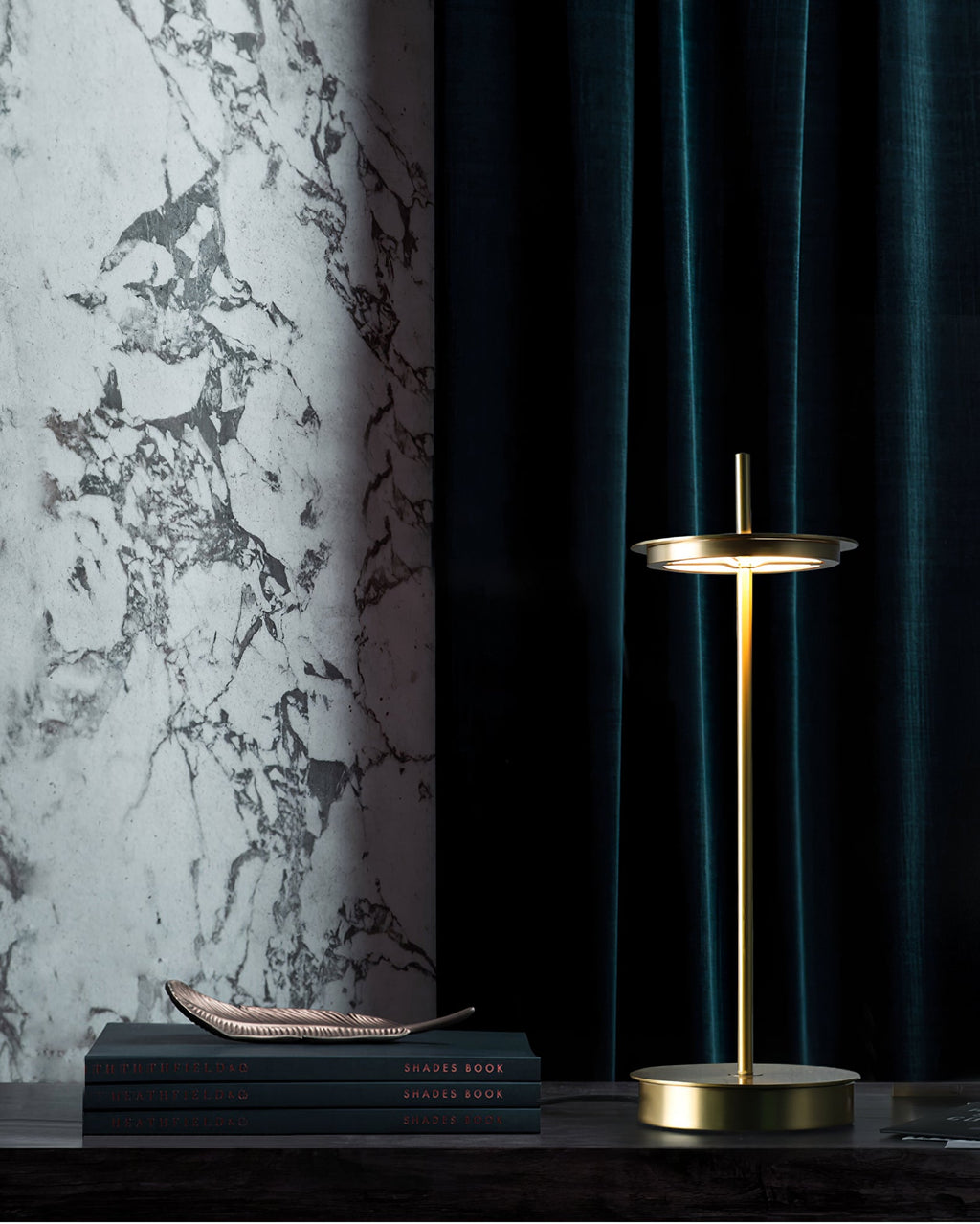FENWICK RIVETED BRASS TABLE LANTERN