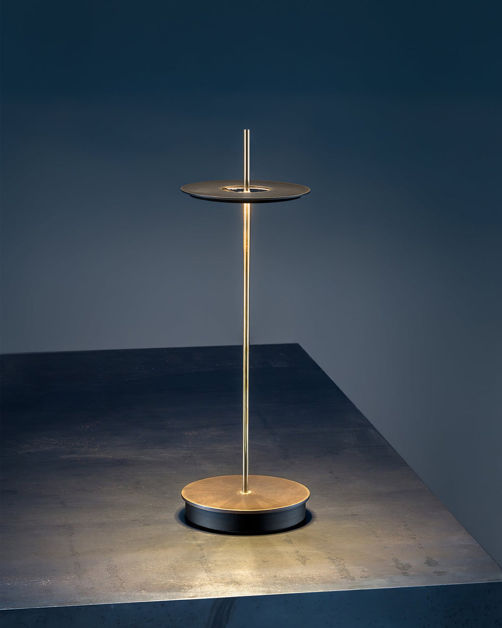 FENWICK RIVETED BRASS TABLE LANTERN