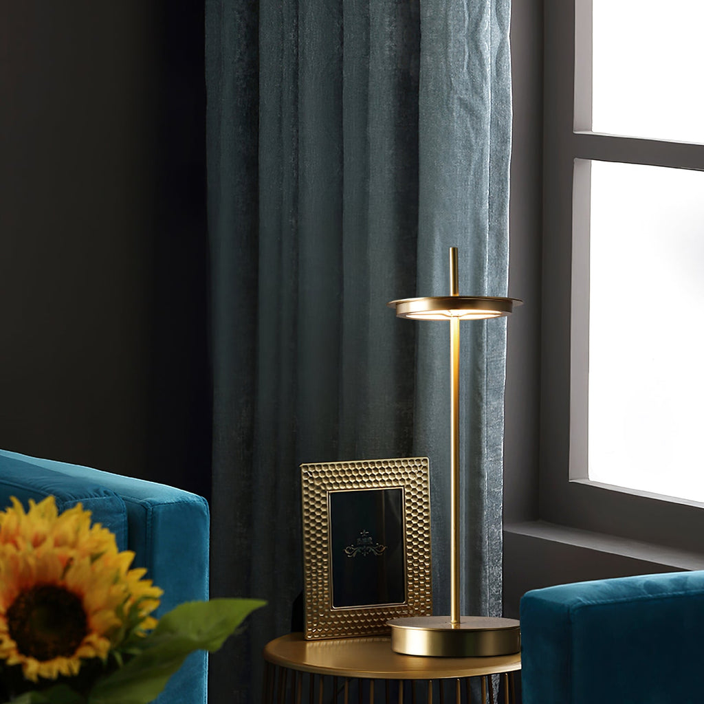 FENWICK RIVETED BRASS TABLE LANTERN