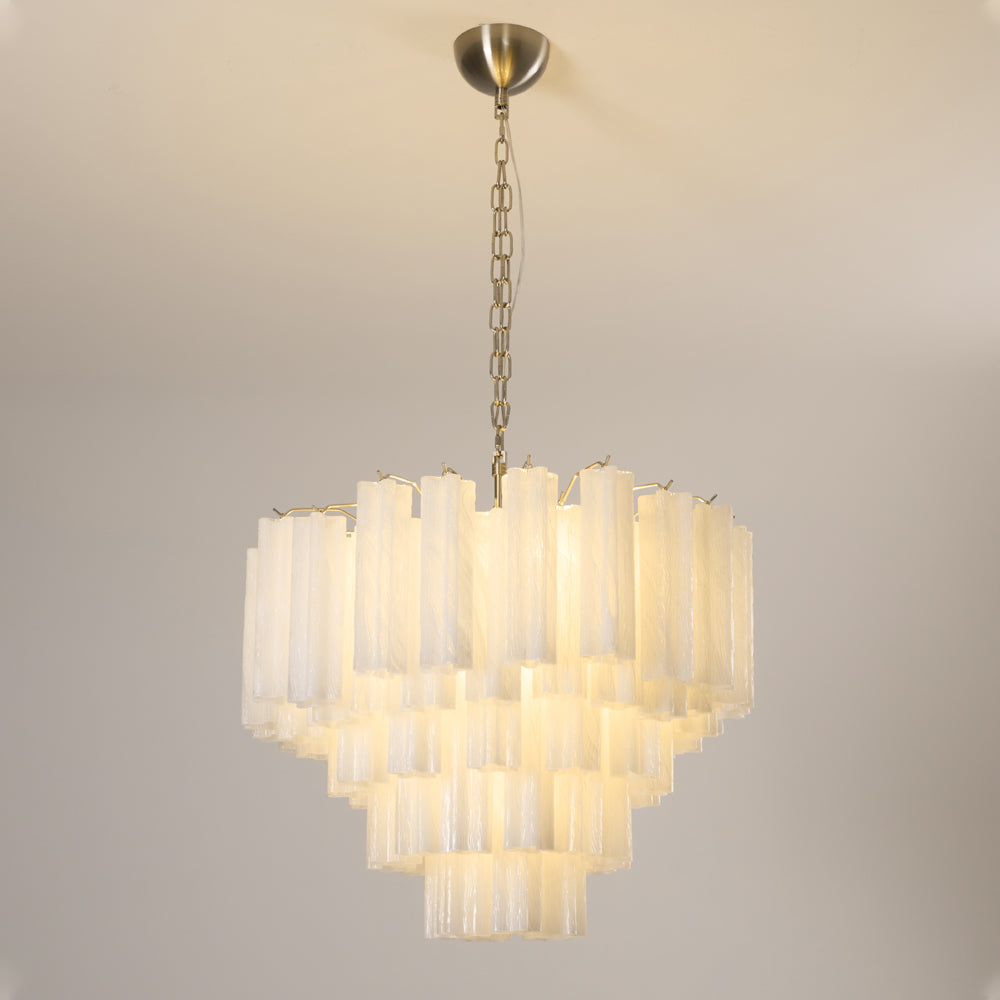 FROSTFALL CRYSTAL TUBE LIGHTING INSTALLATION