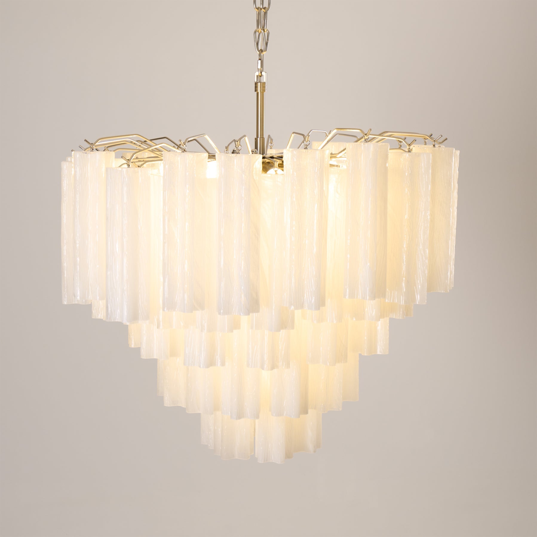 FROSTFALL CRYSTAL TUBE LIGHTING INSTALLATION