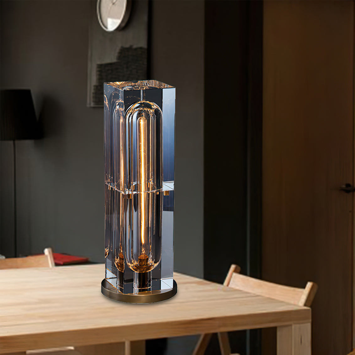 WINTHROP CRYSTAL GLOBE TABLE LAMP
