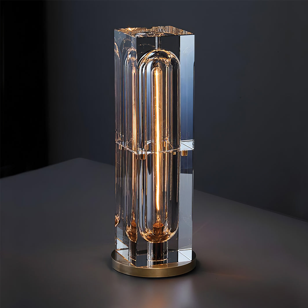 WINTHROP CRYSTAL GLOBE TABLE LAMP