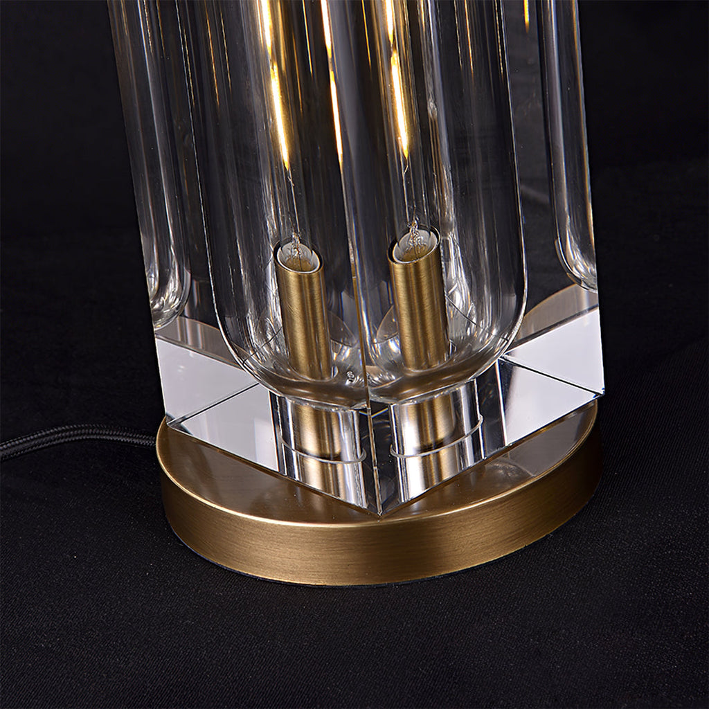 WINTHROP CRYSTAL GLOBE TABLE LAMP