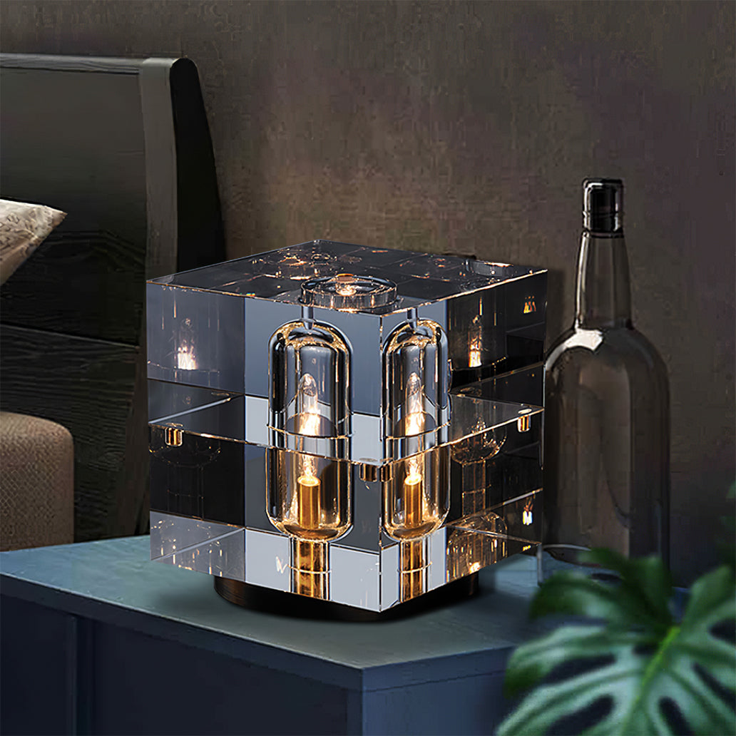 WINTHROP CRYSTAL GLOBE TABLE LAMP