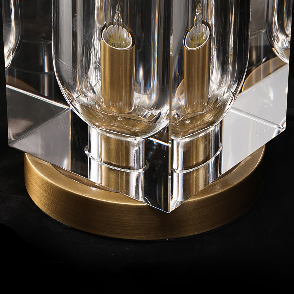 WINTHROP CRYSTAL GLOBE TABLE LAMP