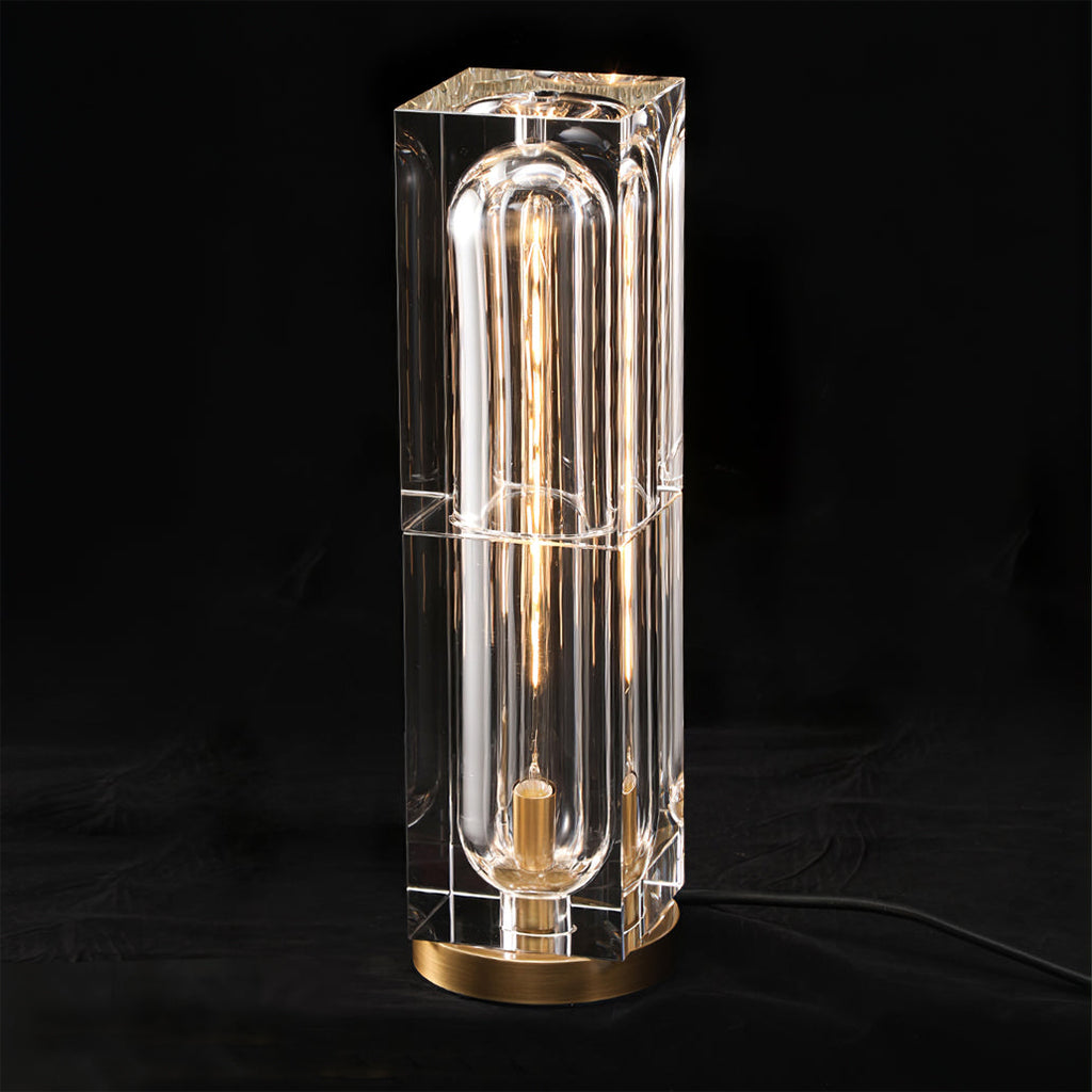 WINTHROP CRYSTAL GLOBE TABLE LAMP