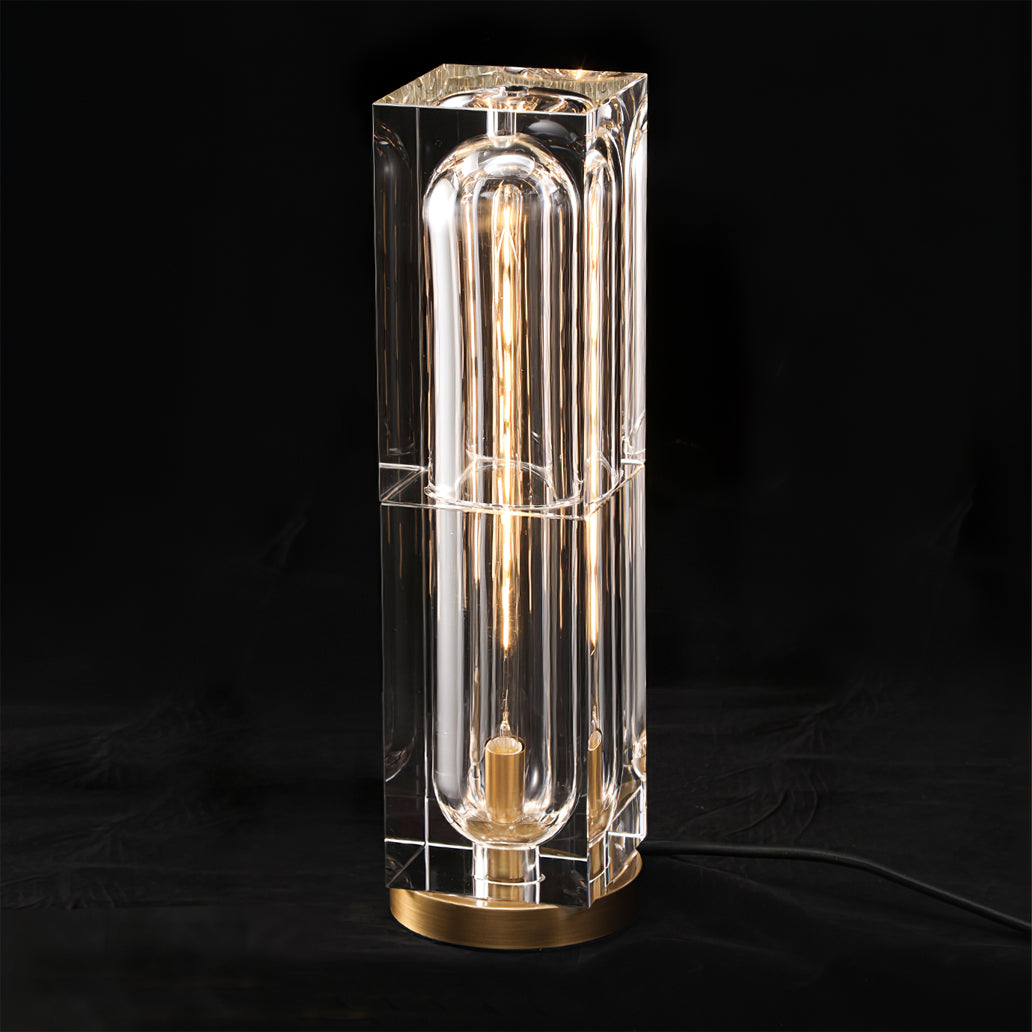 WINTHROP CRYSTAL GLOBE TABLE LAMP