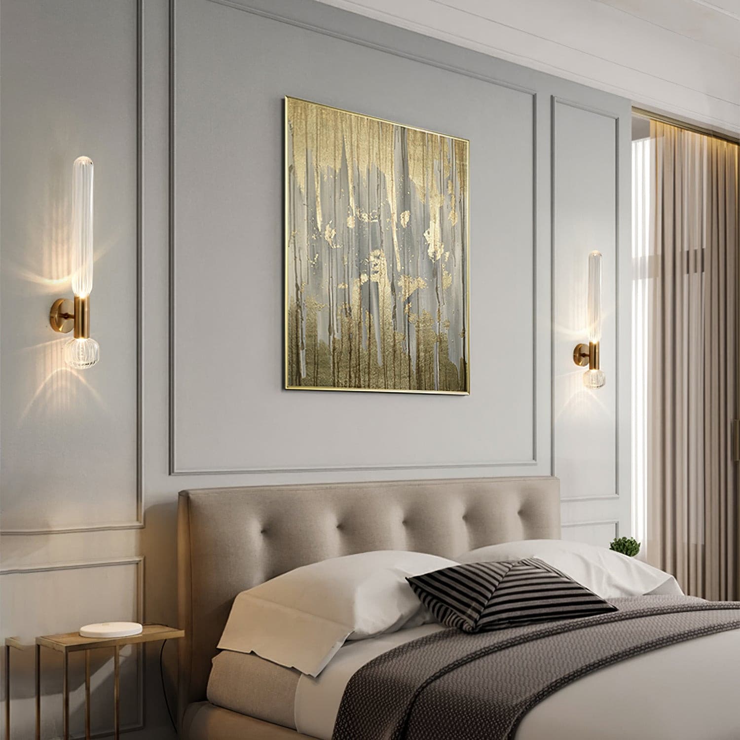 BRANFORD SCULPTED METAL WALL SCONCE