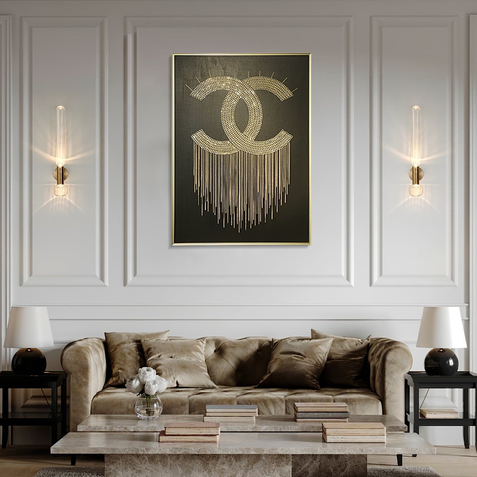 BRANFORD SCULPTED METAL WALL SCONCE