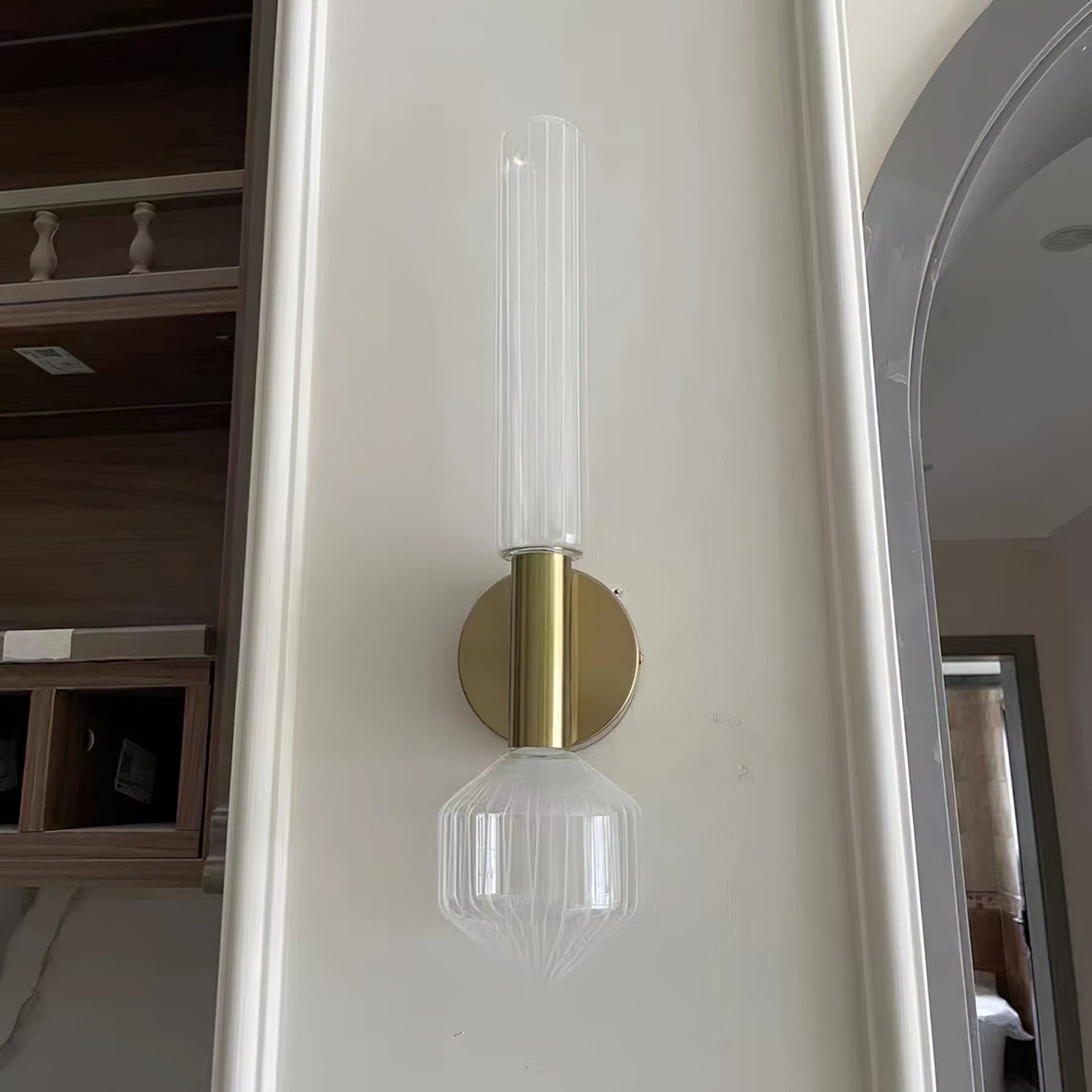 BRANFORD SCULPTED METAL WALL SCONCE