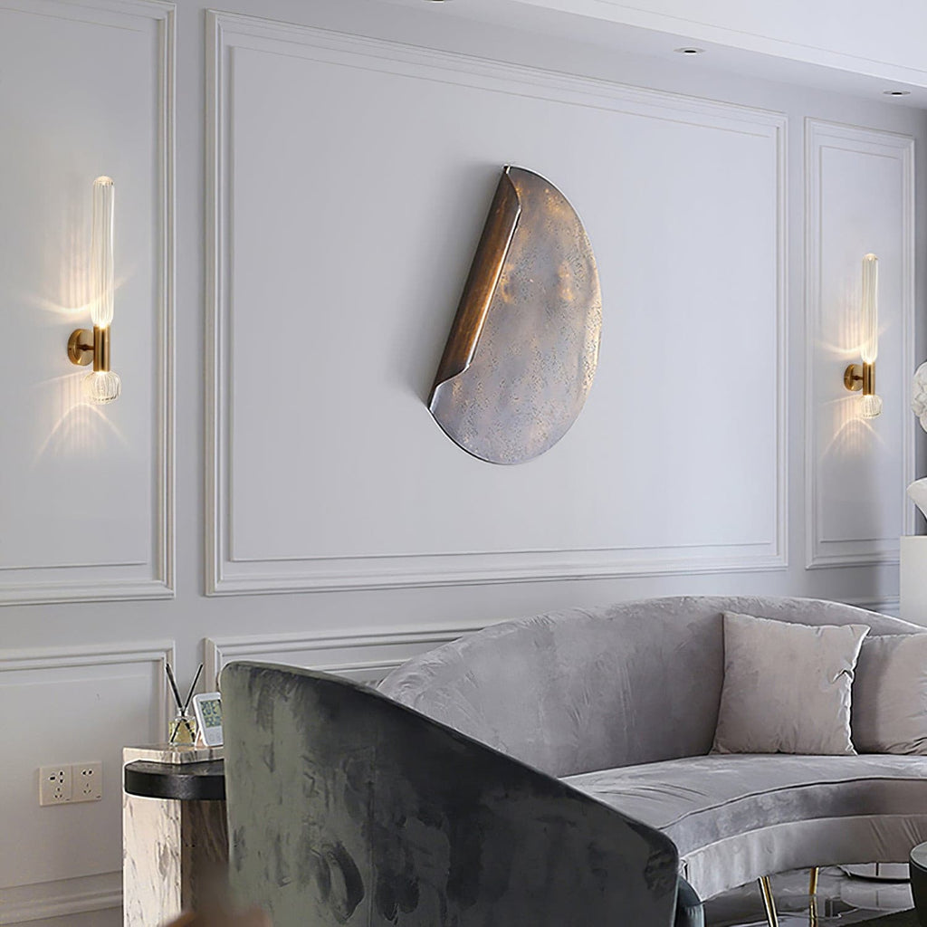BRANFORD SCULPTED METAL WALL SCONCE