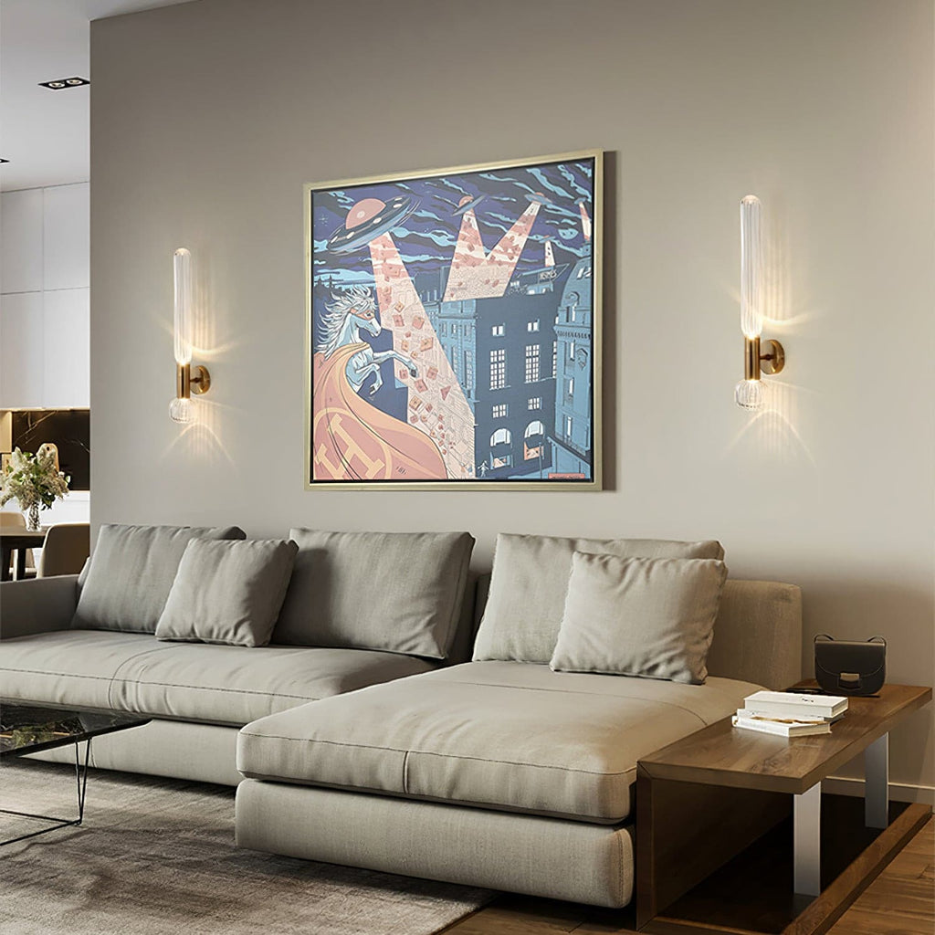 BRANFORD SCULPTED METAL WALL SCONCE