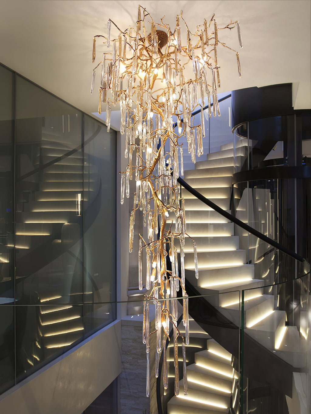 CARISBROOKE CRYSTAL DROPLET CHANDELIER