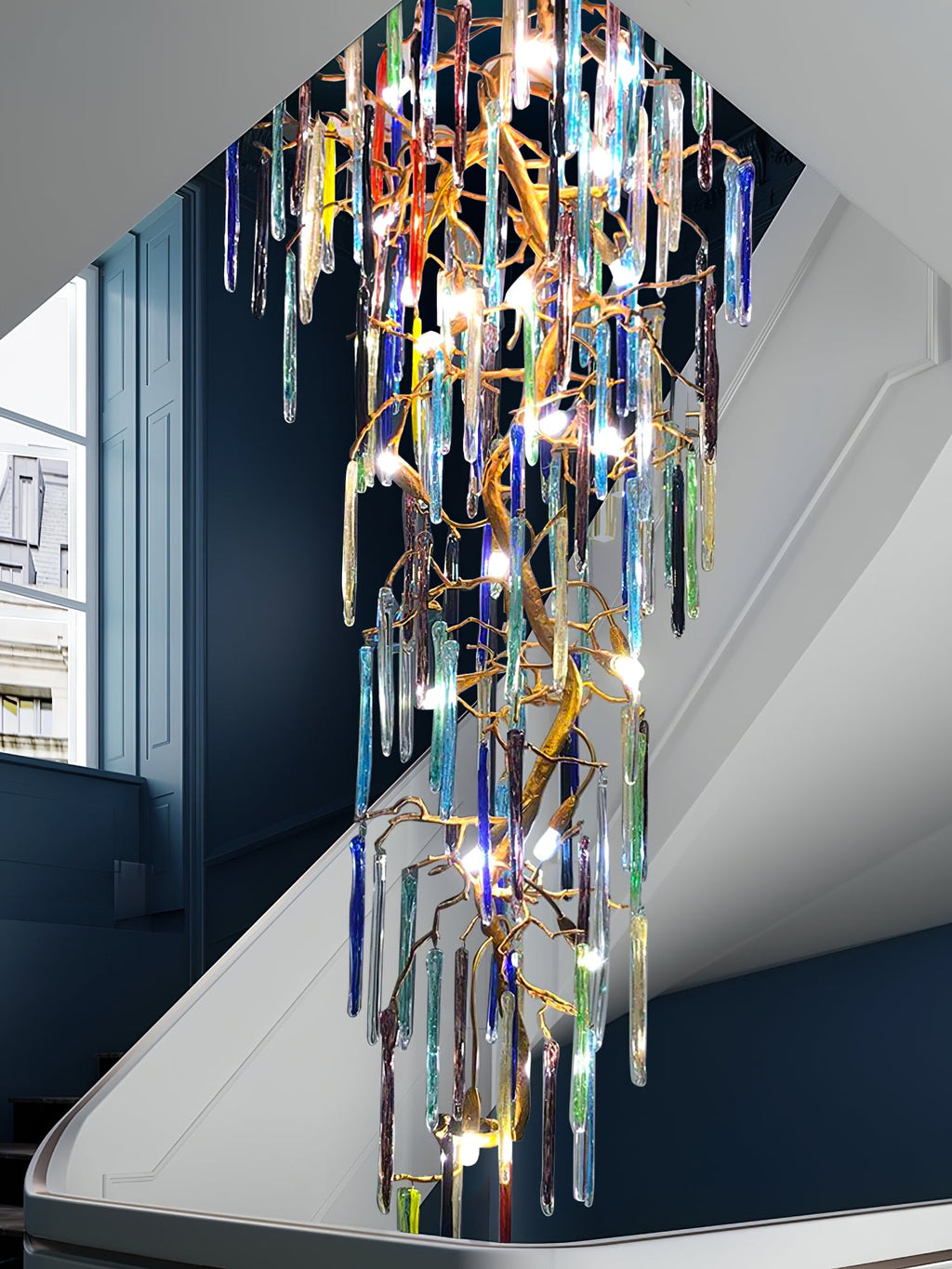 CARISBROOKE CRYSTAL DROPLET CHANDELIER