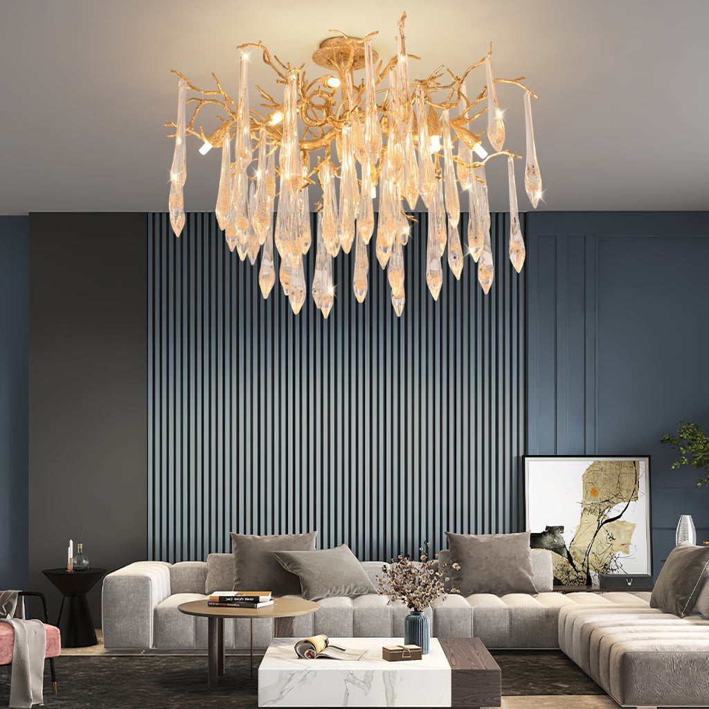 CARISBROOKE CRYSTAL DROPLET CHANDELIER