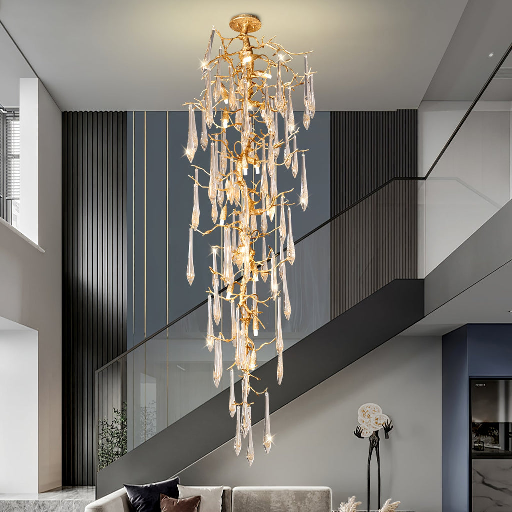 CARISBROOKE CRYSTAL DROPLET CHANDELIER