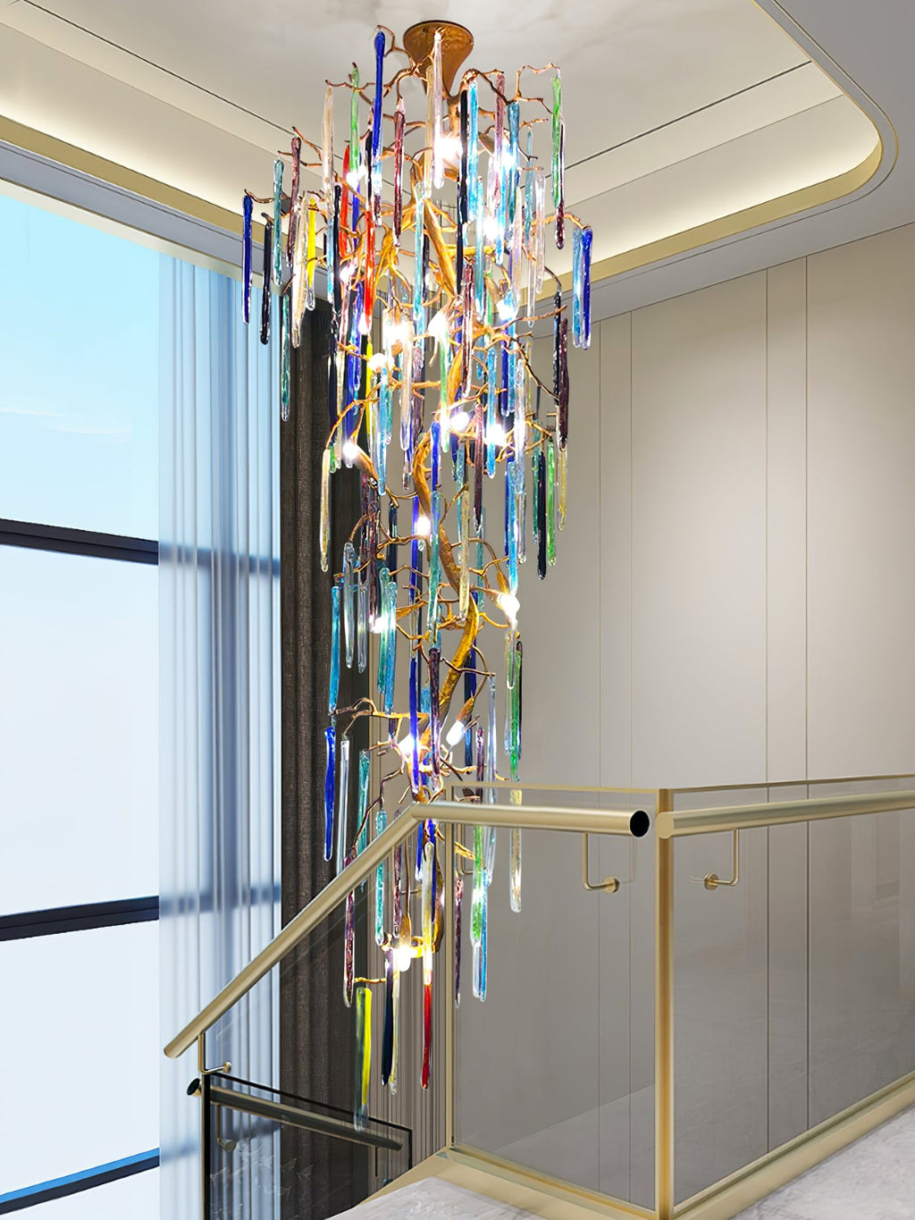 CARISBROOKE CRYSTAL DROPLET CHANDELIER