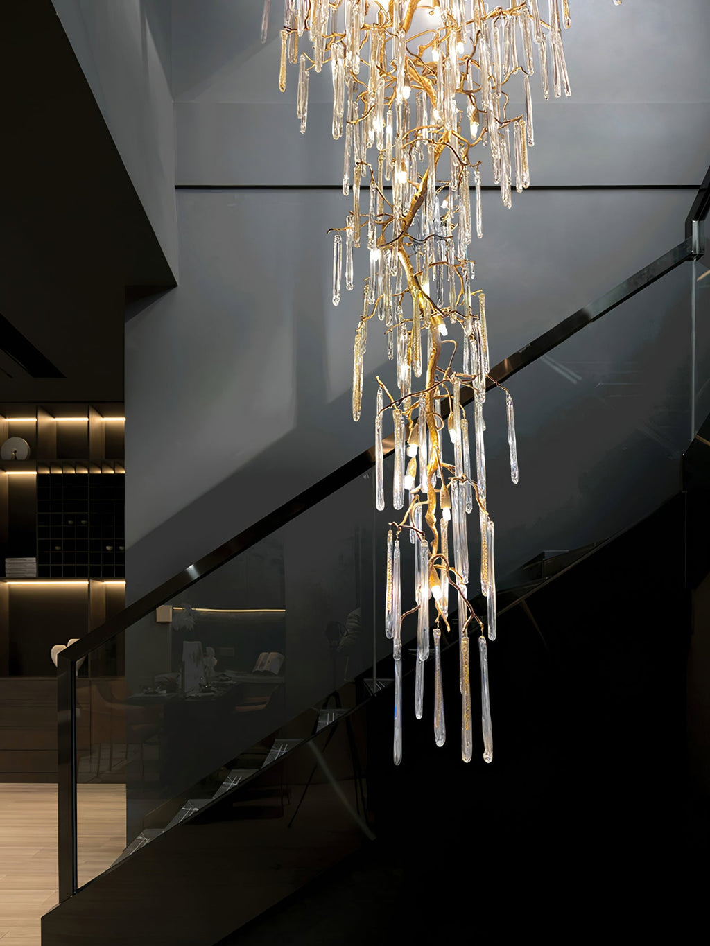 CARISBROOKE CRYSTAL DROPLET CHANDELIER