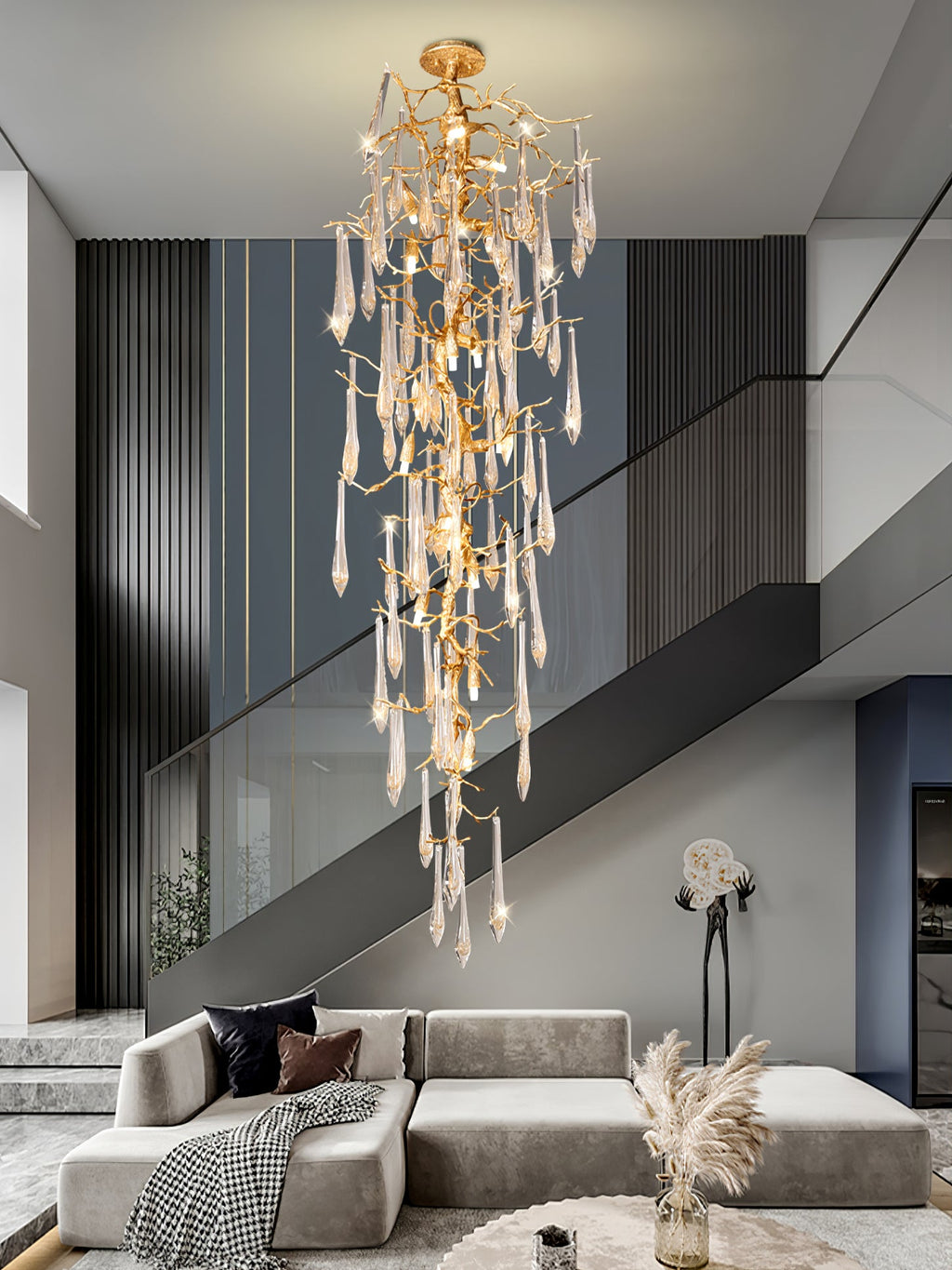 CARISBROOKE CRYSTAL DROPLET CHANDELIER