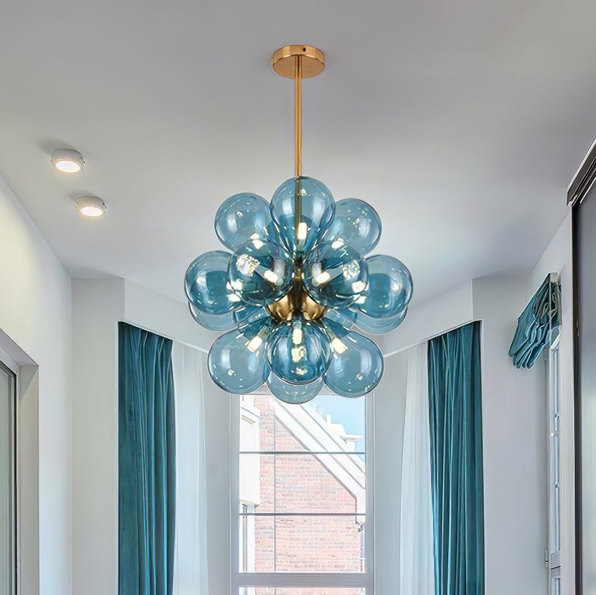 MONTGOMERY GLOBE HANGING LIGHT