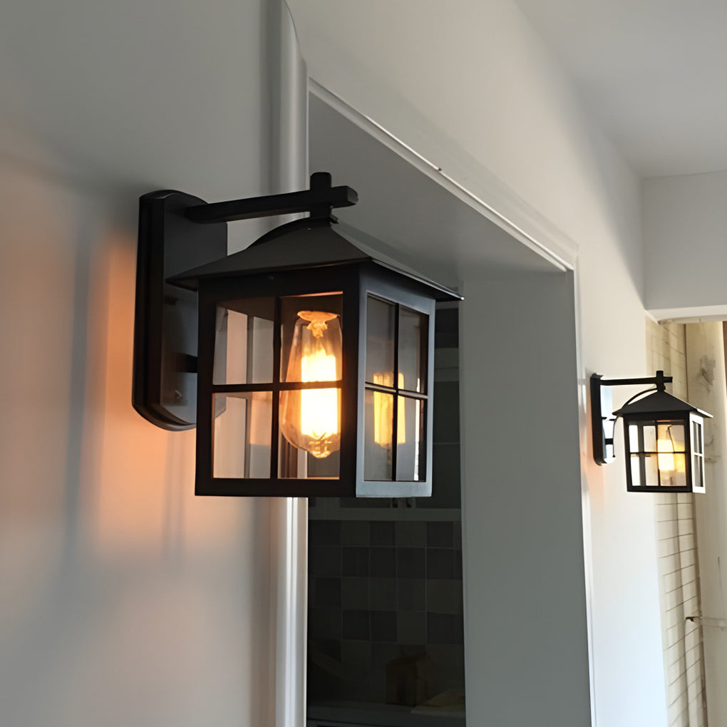 WHITBY GLAZED GARDEN WALL LANTERN