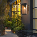 RAVENHURST RECTANGULAR GLASS OUTDOOR WALL SCONCE