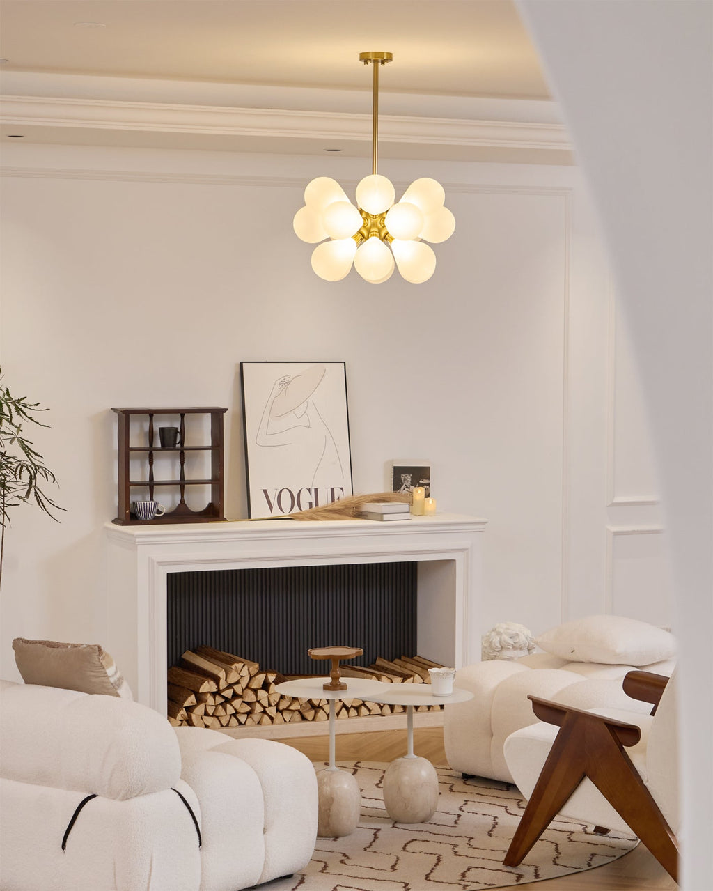 MONTGOMERY GLOBE HANGING LIGHT