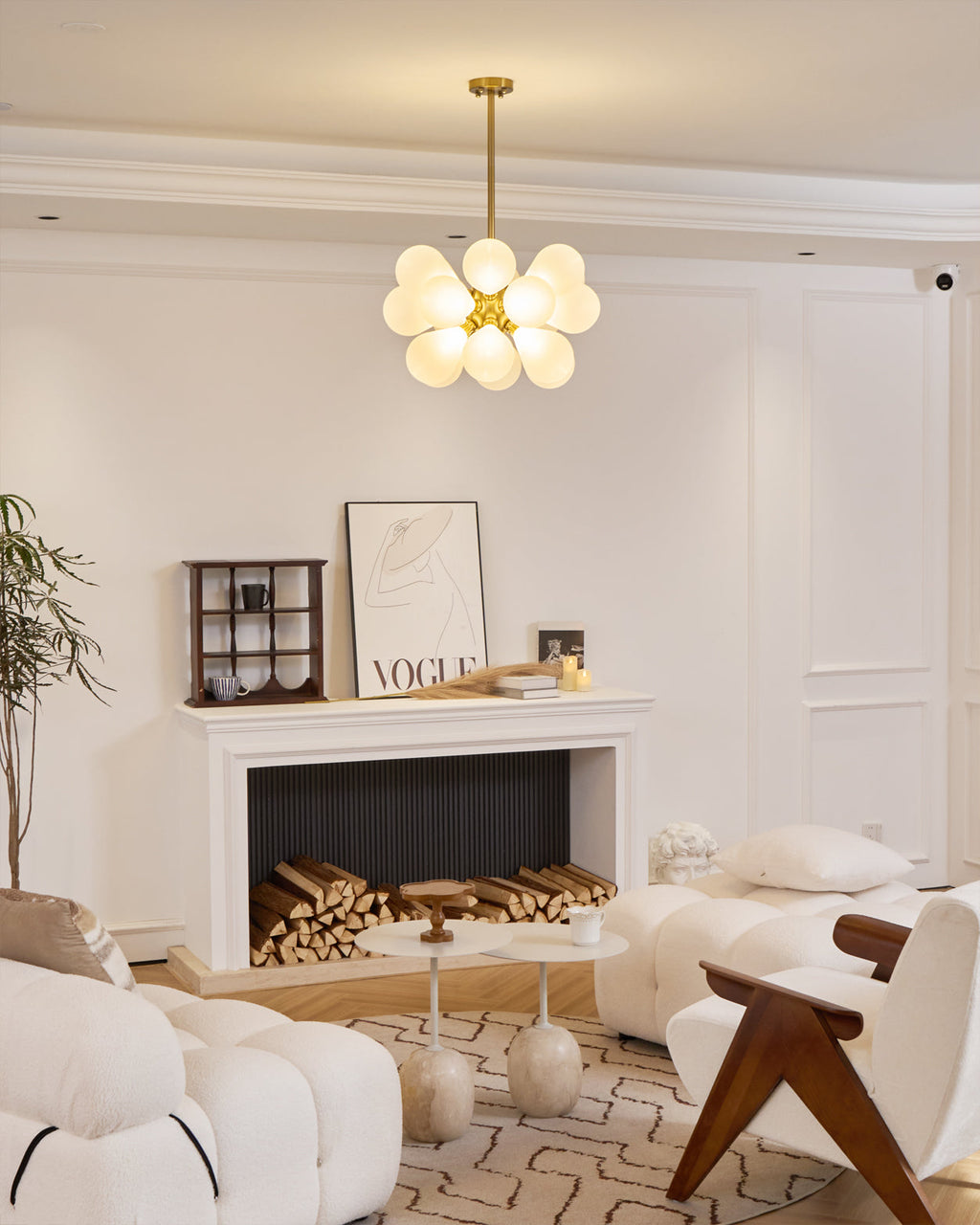 MONTGOMERY GLOBE HANGING LIGHT
