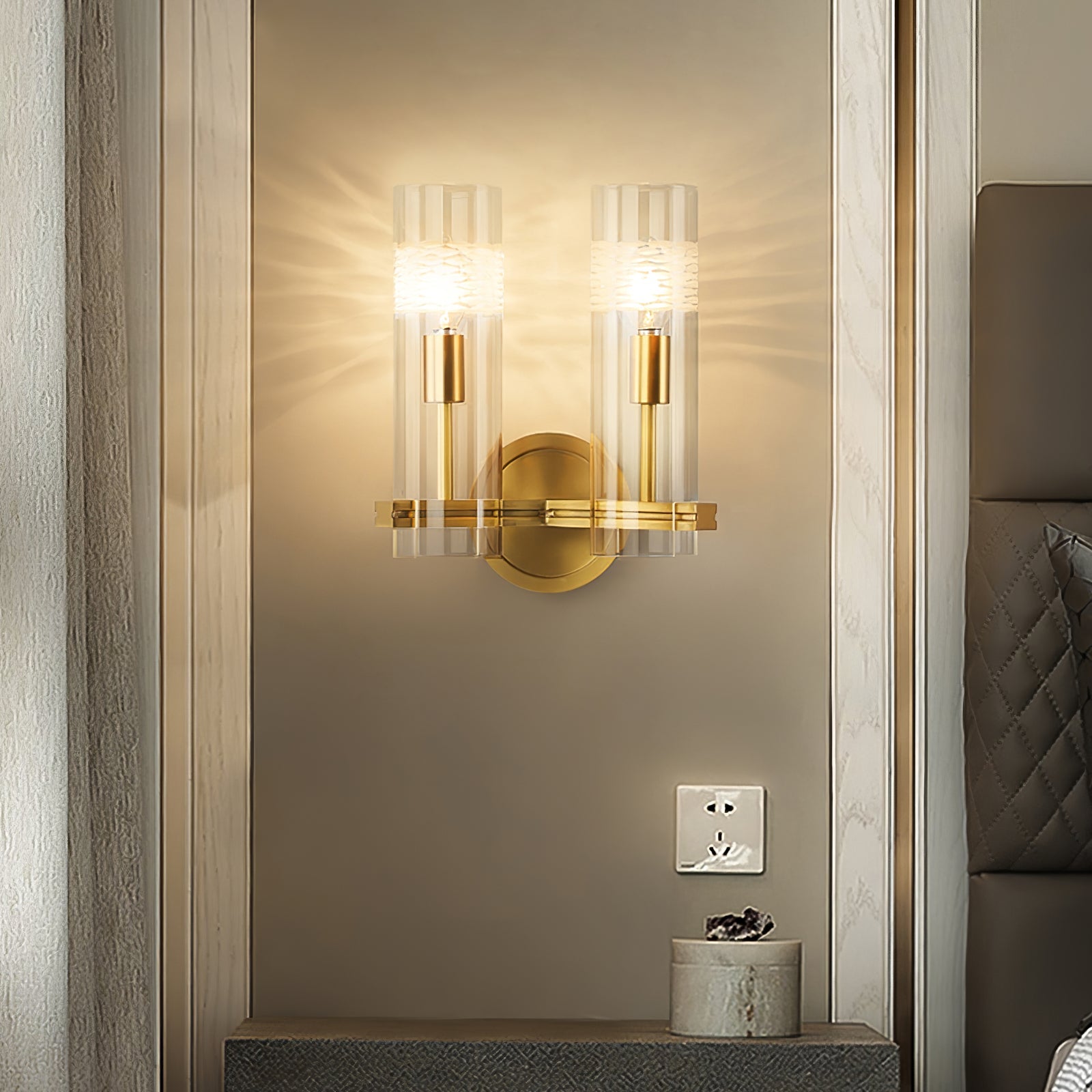WINTHORPE CRYSTAL WALL SCONCE