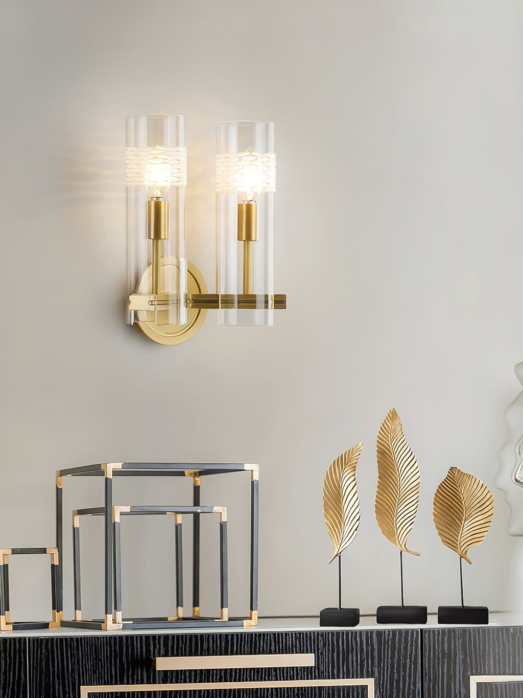 WINTHORPE CRYSTAL WALL SCONCE