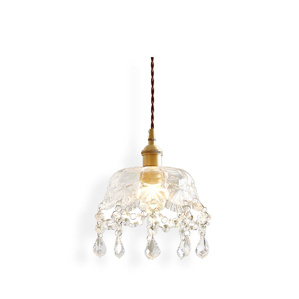 WINTHROP CRYSTAL DROPLET HANGING LANTERN