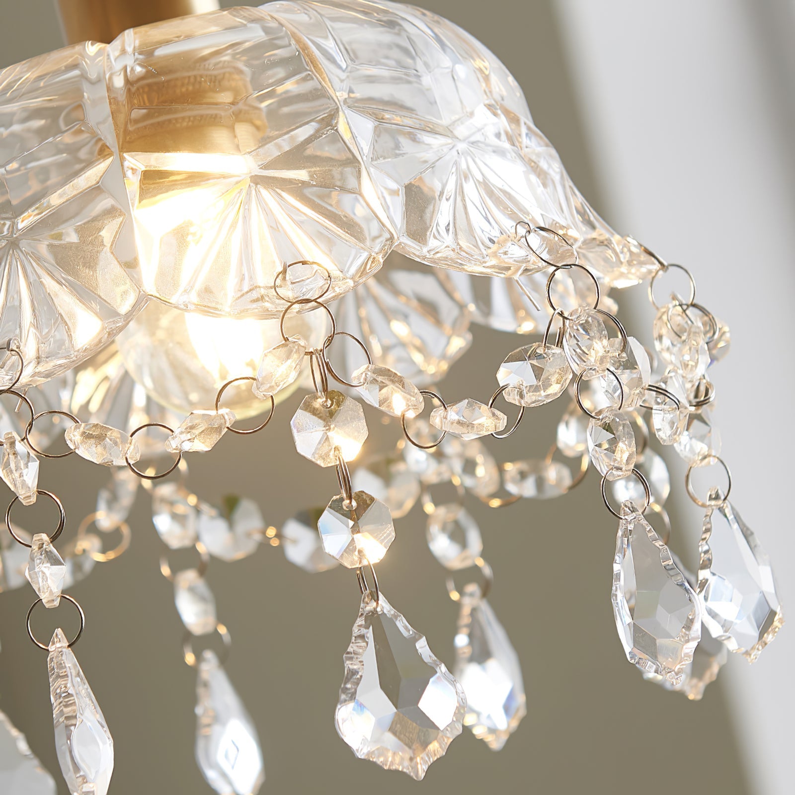 WINTHROP CRYSTAL DROPLET HANGING LANTERN
