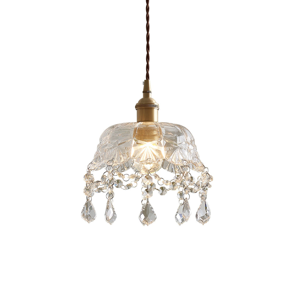 WINTHROP CRYSTAL DROPLET HANGING LANTERN