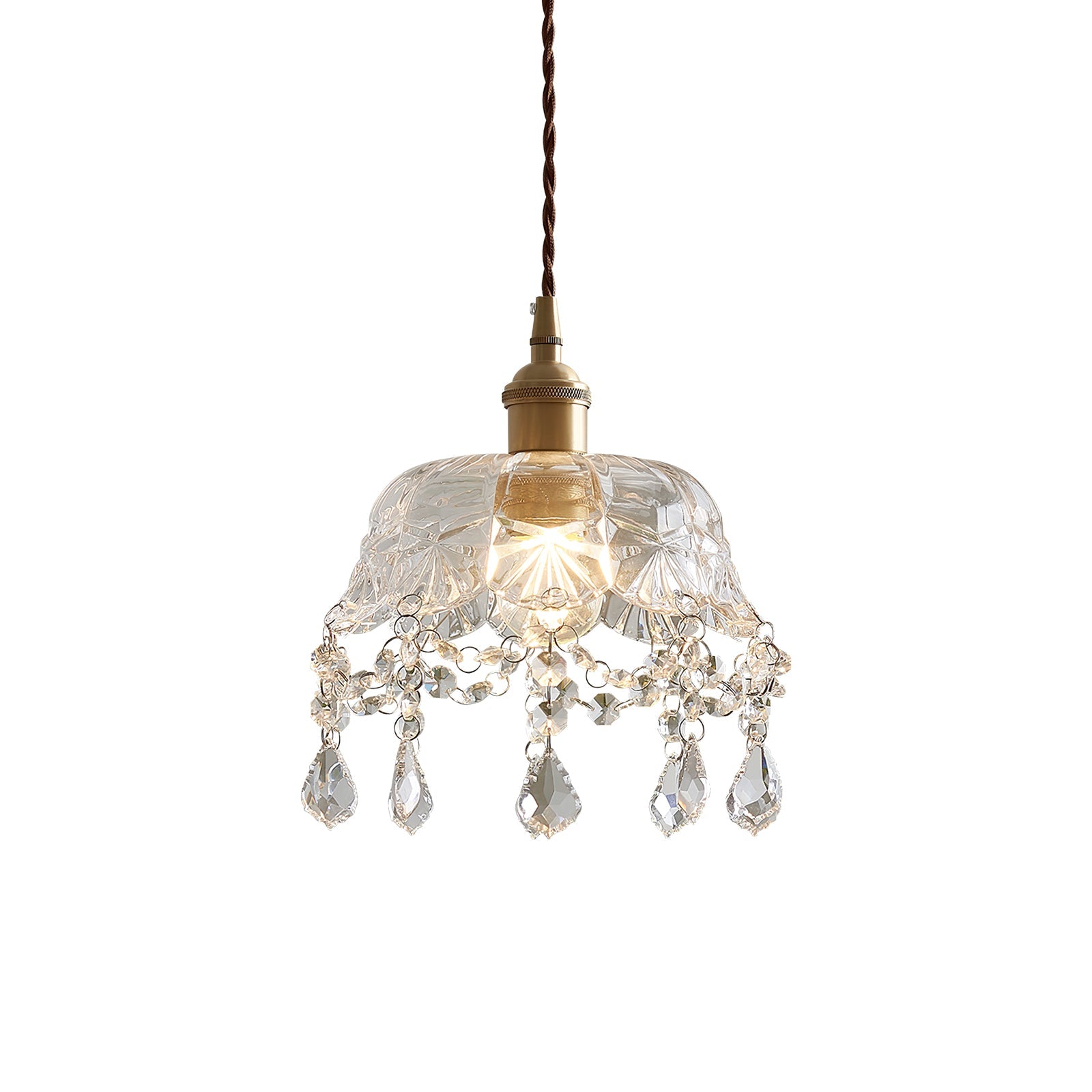 WINTHROP CRYSTAL DROPLET HANGING LANTERN