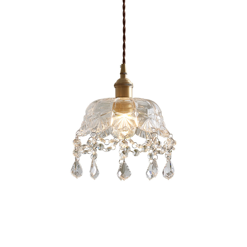 WINTHROP CRYSTAL DROPLET HANGING LANTERN