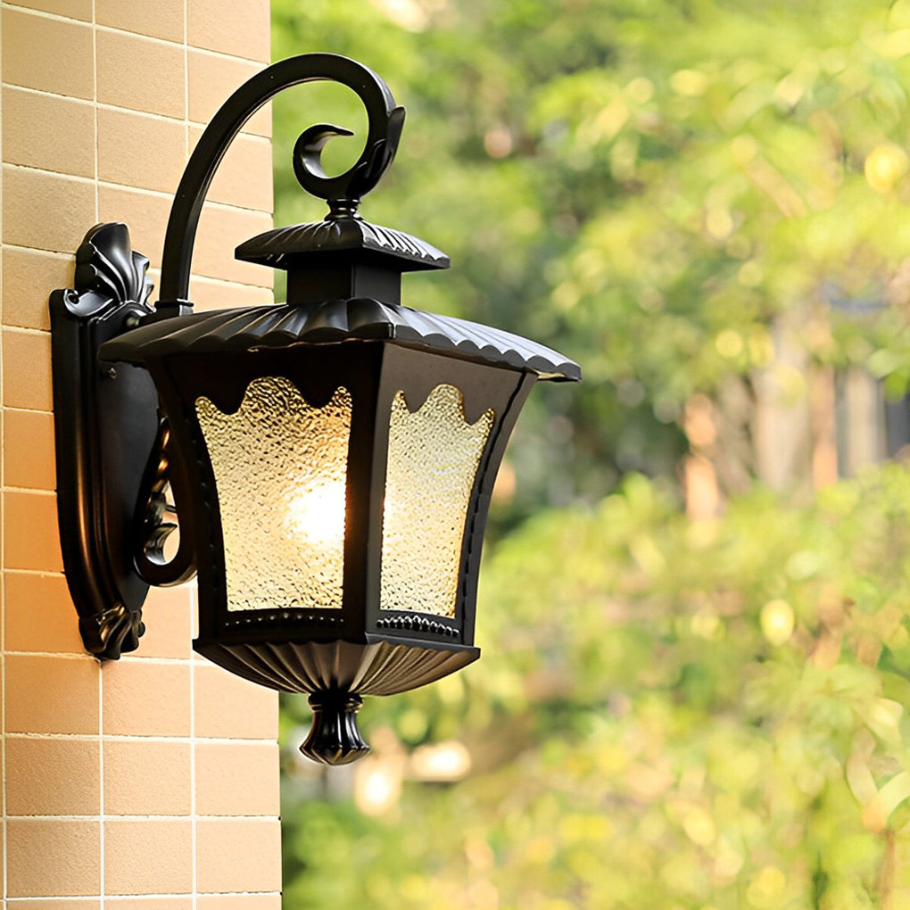 WINDSOR HARBOR VINTAGE GLASS WALL SCONCE WITH LED ILLUMINATION