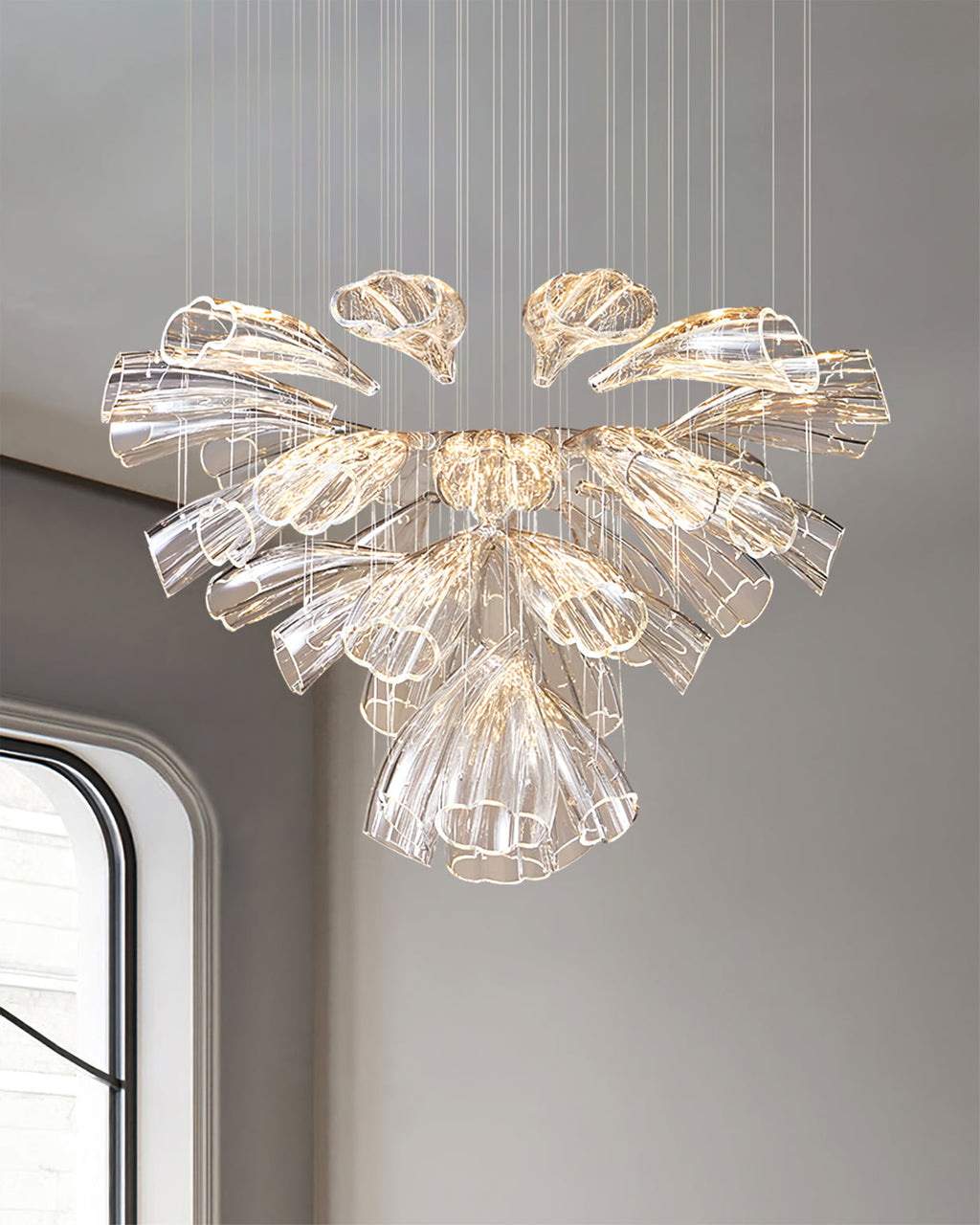 ISLA VITREOUS BLOOM CEILING LANTERN