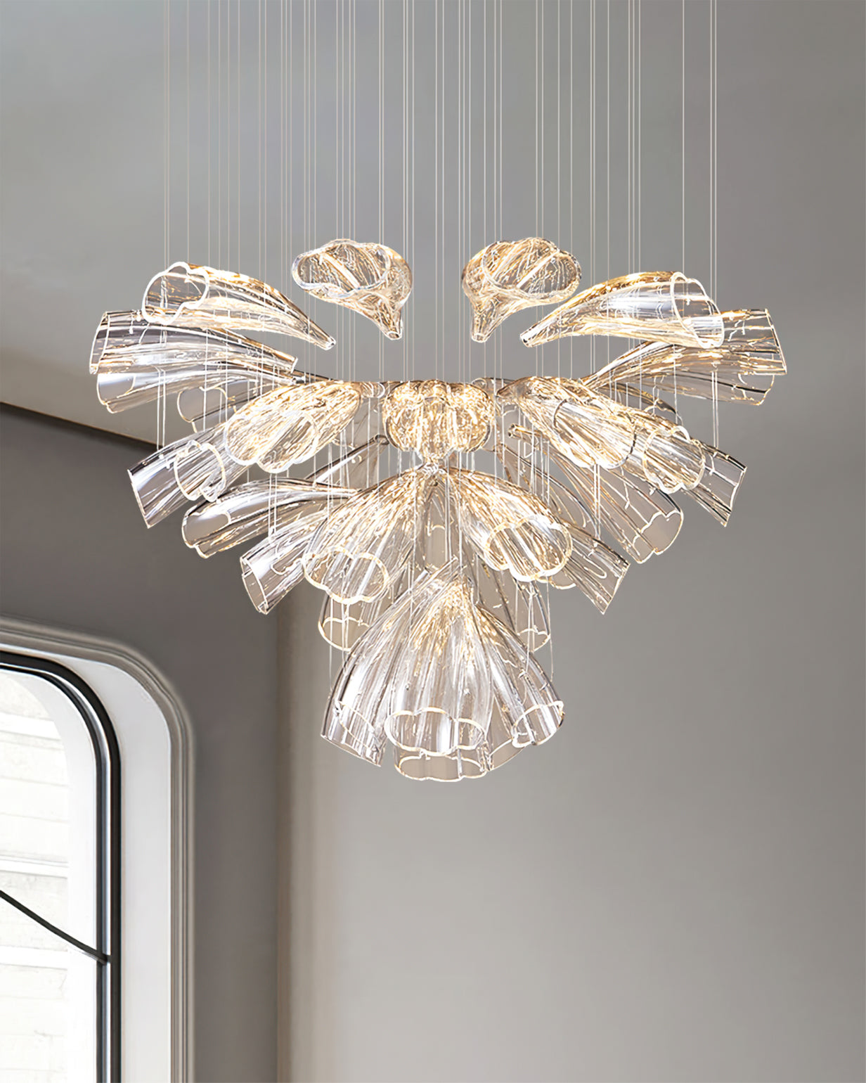 ISLA VITREOUS BLOOM CEILING LANTERN