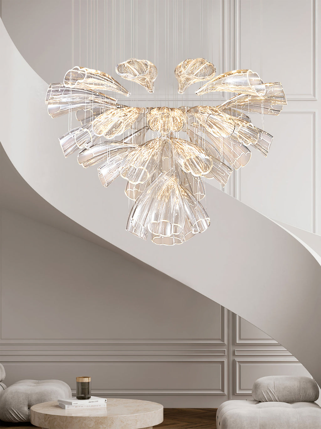 ISLA VITREOUS BLOOM CEILING LANTERN