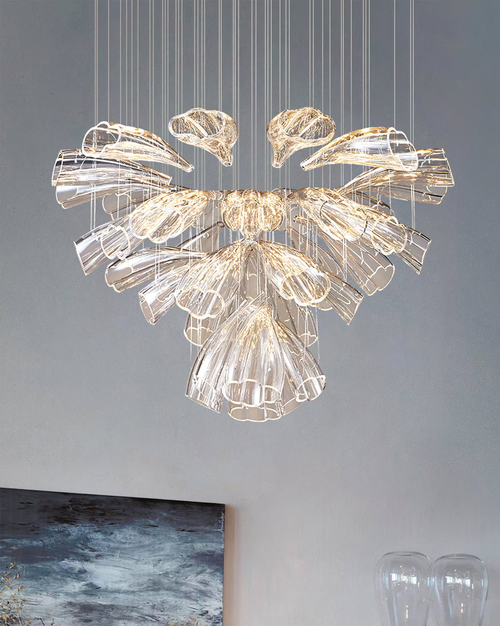 ISLA VITREOUS BLOOM CEILING LANTERN